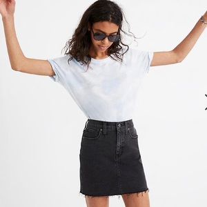 Levi high waisted denim skirt